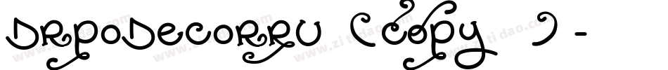 DrPoDecorRu (COPY 1)字体转换